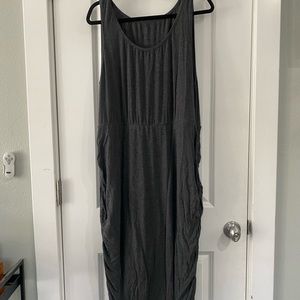 Torrid Dark Gray SuperSoft Ruched Dress